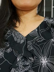 Black frill dress