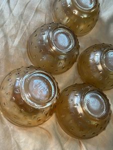 Set of 5 Glass Bowls