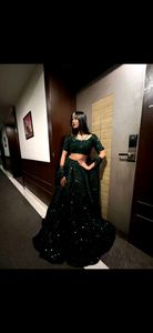 Green lehenga