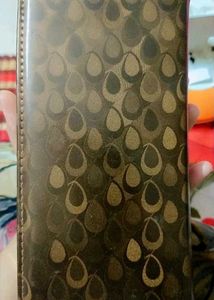 Vintage Brown &amp; Gold Wallet