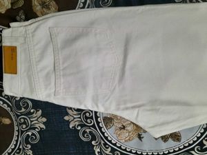 White High Waist Denim Jeans