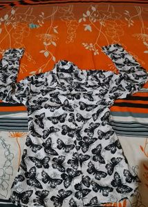 FASHIONABLE BUTTERFLY DESIGN SHIRT FOR GIRLS