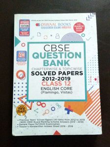 English Core Class 12 Question Bank (Oswaal)
