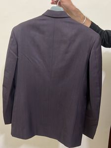 Men 2 Piece Woollen Like New Coat Mauve Colou