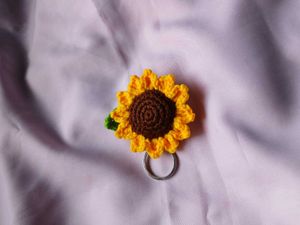 Sunflower Keychain
