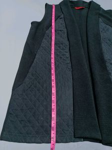 black long Unisex jacket Free Size For M L XL