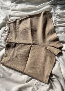 Beige Cropped Pants