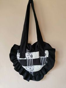 Unique Patchwork Heart Tote Bag