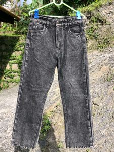Mom Baggy Denim Jeans( Waist-26)