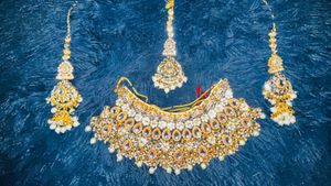 bridal necklace set