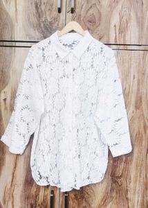 Designer White Shirt Size-48