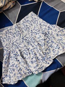 Floral Mini Skirt