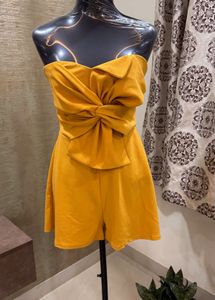 Bandeau Mustard Play suit