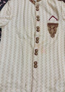 Elegant Cream Sherwani