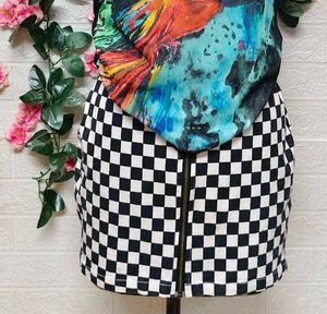 🎁Buy Two Get One Free🎁Checkered Mini Skirt