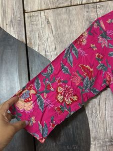 Elegant Floral Print Kurta set