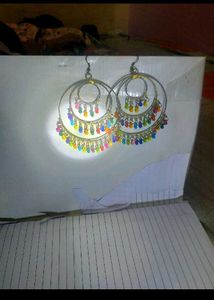 Stylish Silver Bangles (2 Designs)+Matching Jhumke