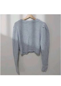 H&amp;M Puff-Sleeve Cardigan