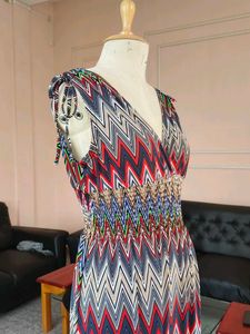 Chevron Maxi Dress