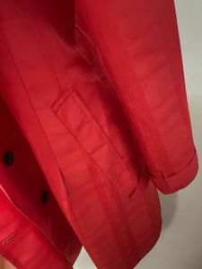 Olivia Lauren Red Long Jacket Looks Fabulous