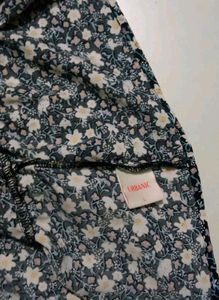 Urbanic Floral Tied Backless Frill Dress