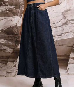 Denim Maxi Skirt