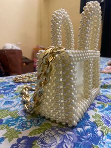 Pearl Beaded Handbag