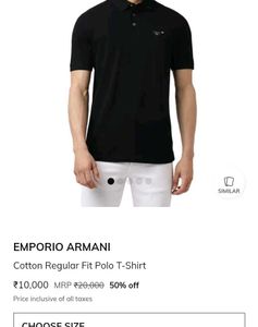 EMPORIO ARMANI MEN&#39;S TSHIRT