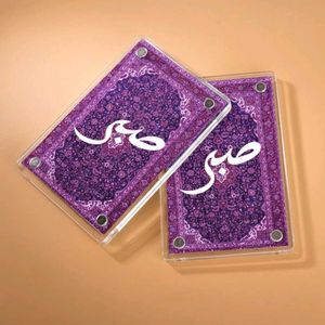 Set of 4 persian rug print acrylic magnet