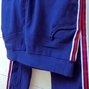 Pair Of 2 Stretchable Trousers (Black and Blue)