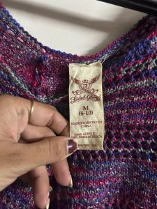 Colorful Knit Top