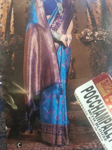 Pochampally Cotton Silk Saree