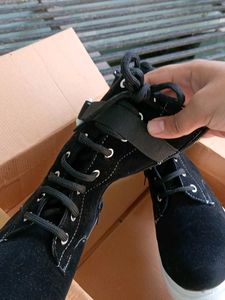 Ankle Length Black Boots