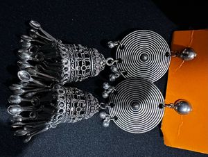 Oxidised Earrings