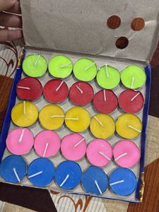 25 tealight candles
