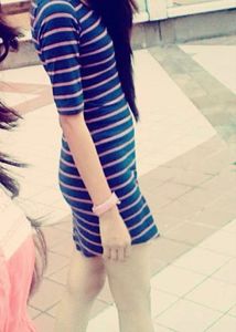 Striped Bodycon Dress