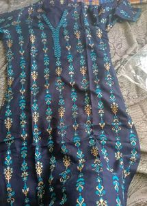 BLUE STRAIGHT KURTI 💙