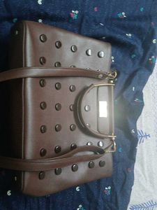 Stylish Brown Handbag- Brand  is Shree Leathers