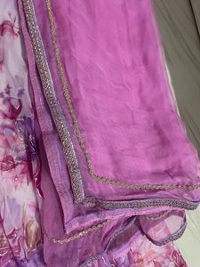 Pink Floral Lehenga Choli