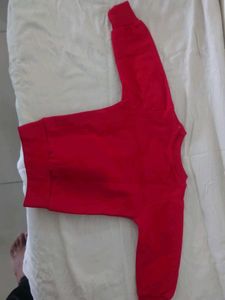 Red &#39;Super Girl&#39; Sweatshirt