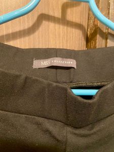 M&amp;S  Jeggings With Velvet Design