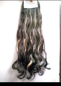Hair Extension with Highlights