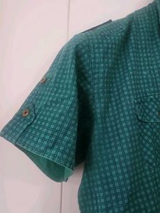 Green Cargo Shirt