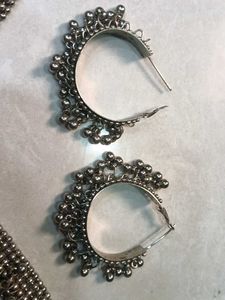 Silver Tone Jewelry Set
