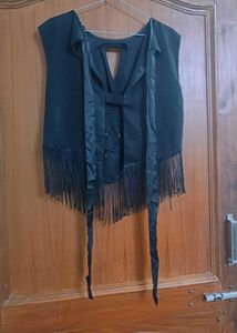 Fringe Sleeveless Top