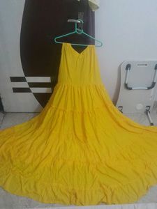 Flared Cotton Gown