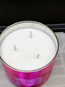 Bath &amp; Body Works Perfect In Pink 3-wick Candle