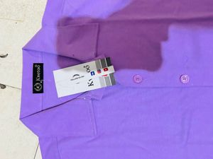 Purple Shirt &amp; Shorts Set Men Woman Both