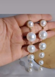Elegant Pearl Drop Earrings