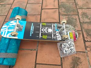 Skateboard with Extra Wheels
